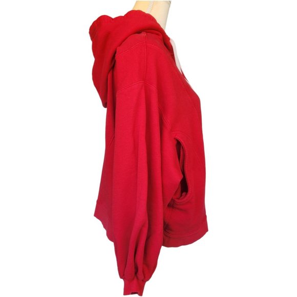 Free People High Road Pullover 1/4 Zip Hoodie Over-Sized Women's Size XS - Picture 7 of 11